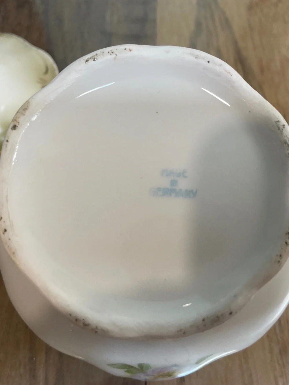 Antique China Sugar Bowl
